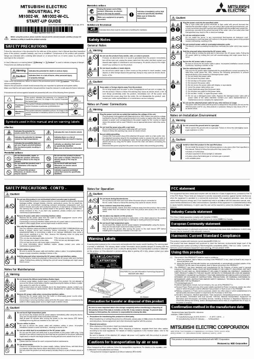 MITSUBISHI ELECTRIC MI1002-W-CL-page_pdf